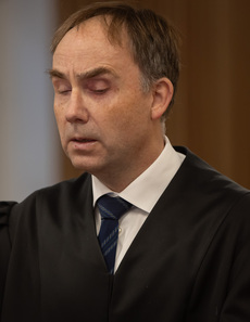 Lars Marius Heggberget i rettssal