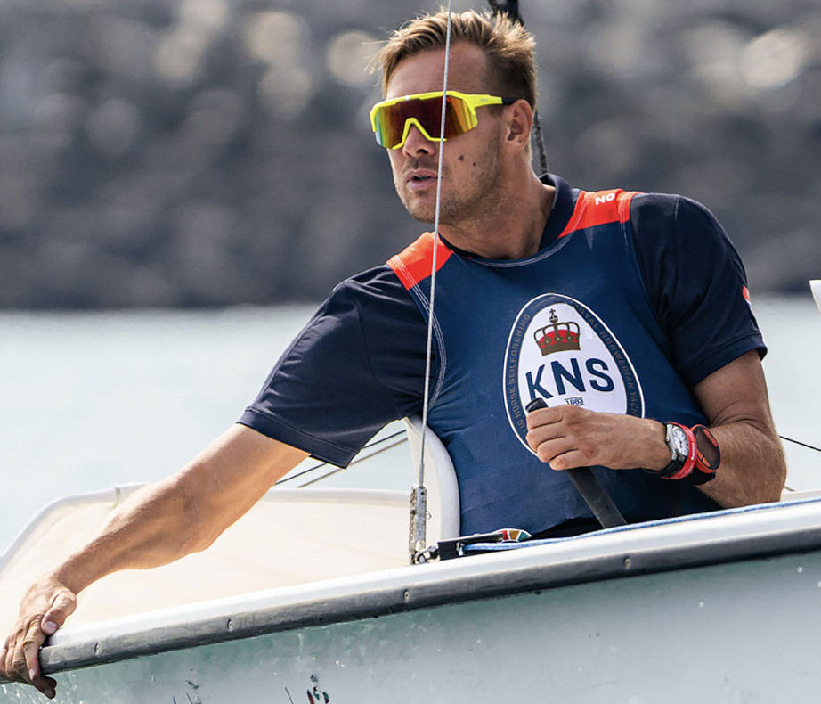 Lars Ivar Eilerås i seilbåt