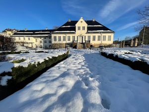 Vinterbilde av Oslo Ladegård