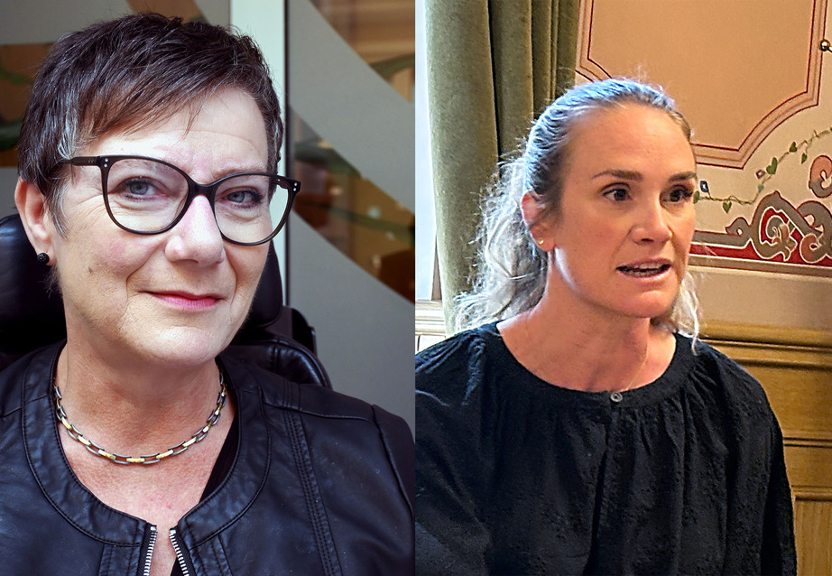 Collage med portrett av Tove Linnea Brandvik og Birgit Skarstein