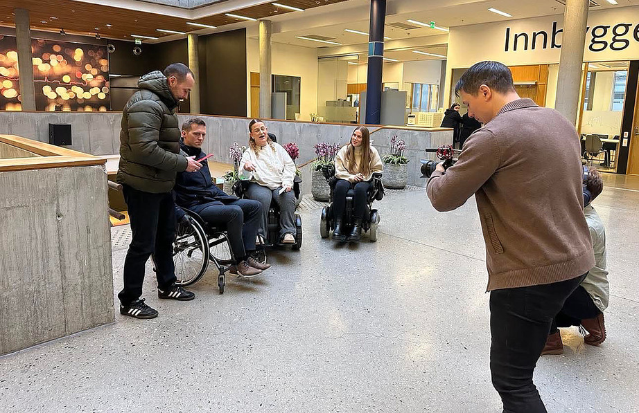Filmopptak i Kristiansand rådhus
