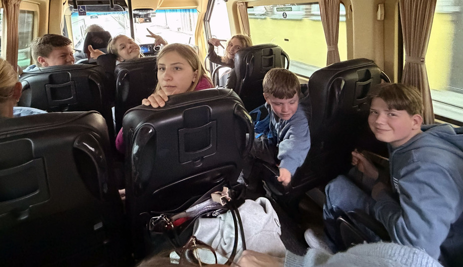 Team Pølsa i maxitaxi