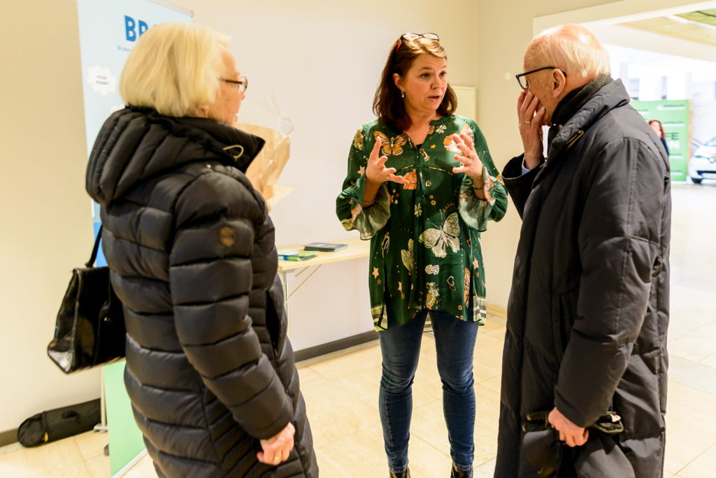 Anne Marie og Kaare Willoch i samtale med Elin Langdahl