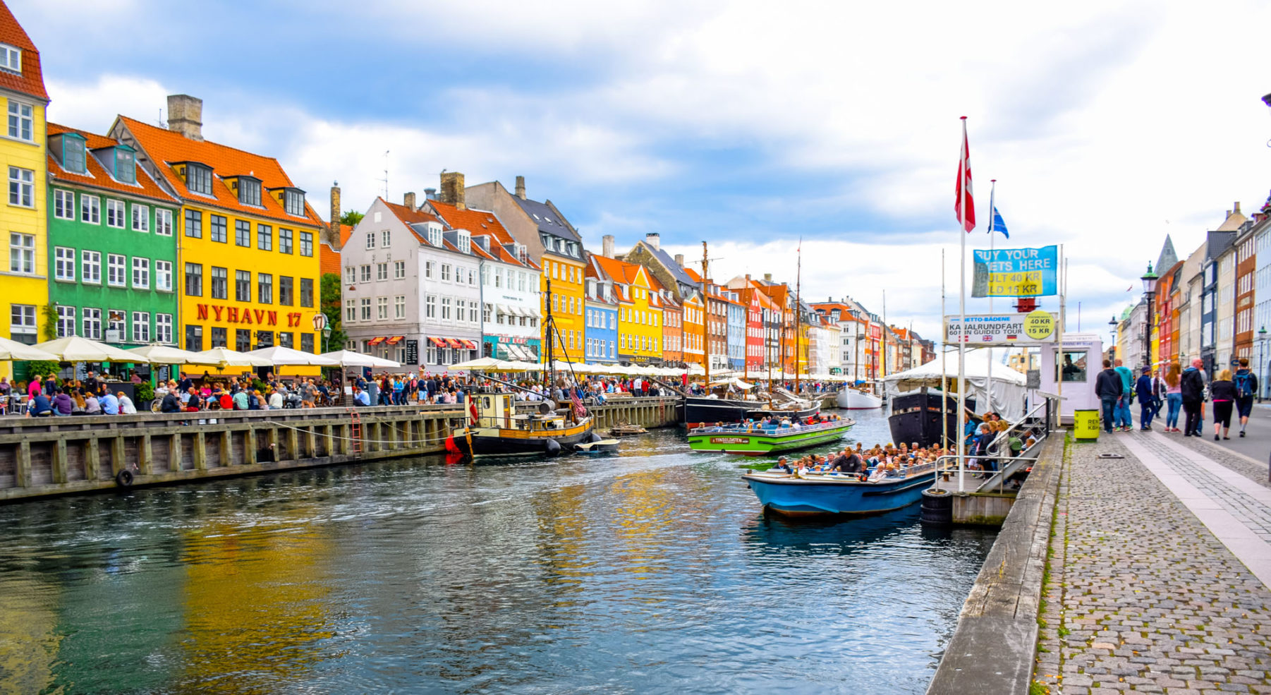 Oversiktsbilde fra Nyhavn.