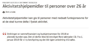 Skjermdump av Navs hjemmesider.