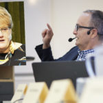 FORKASTELIG: Lars Ødegård er spesialrådgiver i Handikapforbundet og tar et sterkt oppgjør med handlingsplanen som likestillingsminister Trine Skei Grande (innfelt) har lagt fram. (Foto: Britt Knutsdatter Arnhøy og Ivar Kvistum)