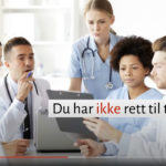 HØY STETOSKOPTETTHET: Legefrakker og stetoskop spiller en avgjørende rolle når BPA-timer skal tilmåles i Helsetilsynets informasjonsvideo. (Skjermdump fra videoen)