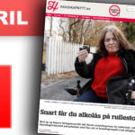 INGEN PROMILLEGRENSE: Handikapforbundets nestleder Magnhild Sørbotten stilte sporty opp i Handikapnytts aprilspøk.