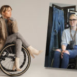STORT BEHOV: Designer Louise Linderoth (innfelt til høyre) med designernavnet Lou Dehrot, har gjort seg bemerket for sine «sittende jeans» jeans for rullestolbrukere. (Foto: Gina Tricot og Bengt Sigvardsson)