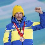 VINNER FOR HJEMLANDET: De ukrainske utøverne, her representert ved langrennsløper Grygorij Vovtsjynskij, har hamstret medaljer i Beijing. (Foto: Thomas Lovelock/OIS via AP/NTB)