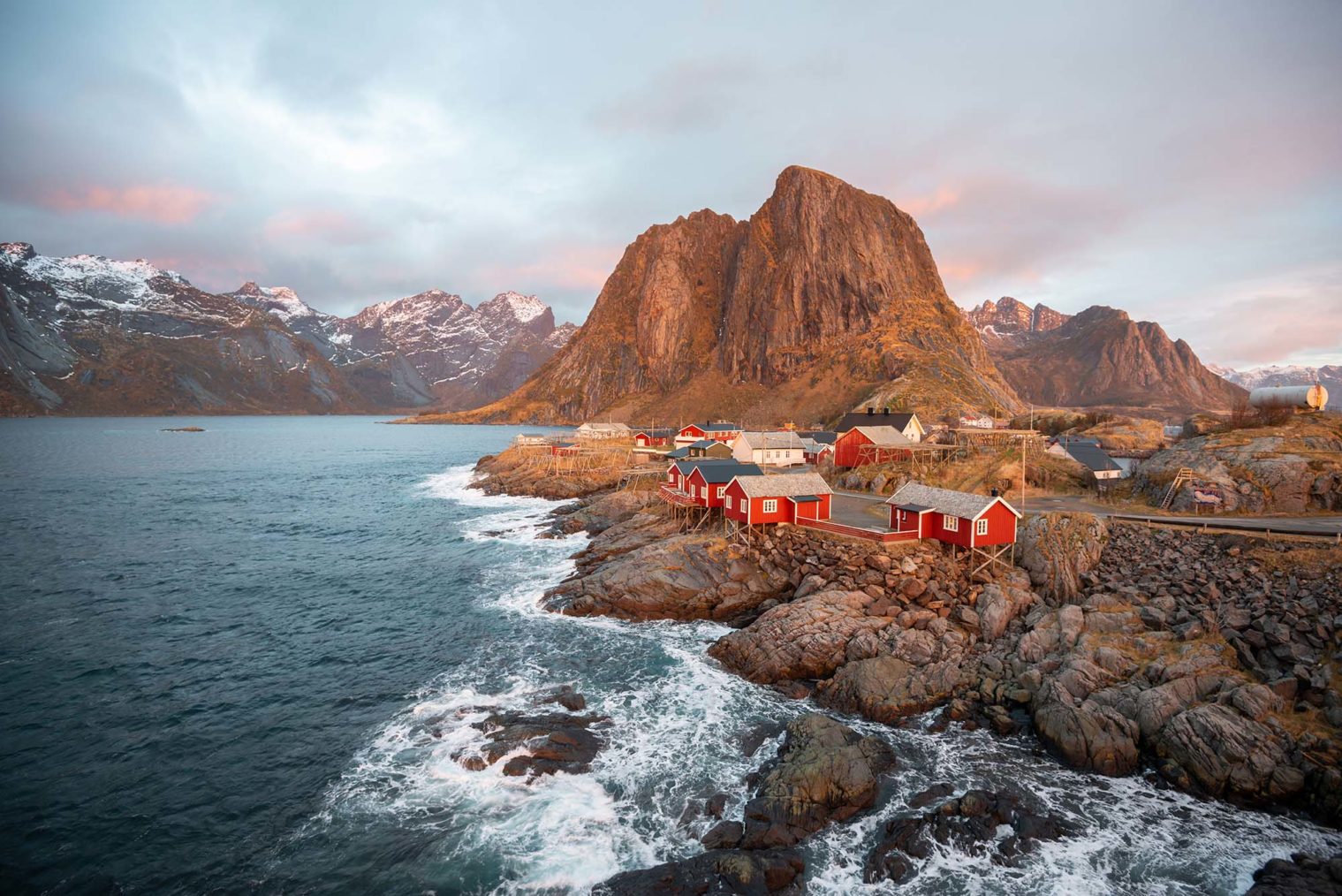 Landskapsfoto fra Lofoten.