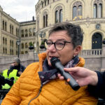 NHFs forbundsleder Tove Linnea Brandvik er glad for at Stortinget nå krever en BPA-politikk fra regjeringen i løpet av året. Bildet er tatt i en annen sammenheng,