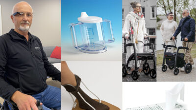 Collage av hjelpemidler