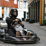 GASSER MED HENDENE: Tiktokeren Morten Rulle har deltatt i Kragerø Grand Prix, som arrangeres igjen 21. juni i år.

(Foto: Kragerø Action Park)
