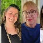FUNKSJONSMANGFOLDPRAKTIKANTER: Disse fire kvinnene begynner opplæringen i NRK i august. Fra venstre Nora Bæverfjord Rye, Ragna Kornelia Unstad Forså, Marit Henriette Gustavsen og Camilla Gjerde Lund. 
(Foto: Stian A. Giltvedt/privat/NRK)