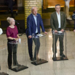 RØDGRØNT FLERTALL: Rødt, Sosialistisk Venstreparti, Senterpartiet, Miljøpartiet De Grønne og Arbeiderpartiet får til sammen 87 av de 169 plassene på Stortinget.
(Foto: Rodrigo Freitas/NTB)
