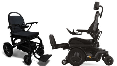 Elrullestolene Eloflex og Permobil F3 Corpus