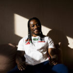 PÅ LANDSLAGET: Salum Kashafali er sikker på at han kan utvikle seg mye som sprinter i årene som kommer. (Foto: Fredrik Varfjell / NTB.)