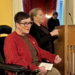 GLAD FOR INNSTILLINGEN: I likhet med andre gjester på frokosten med likestillingsministeren 3. desember, gledet Tove Linnea Brandvik seg over at justiskomiteen vil ha CRPD inn i menneskrettsloven.