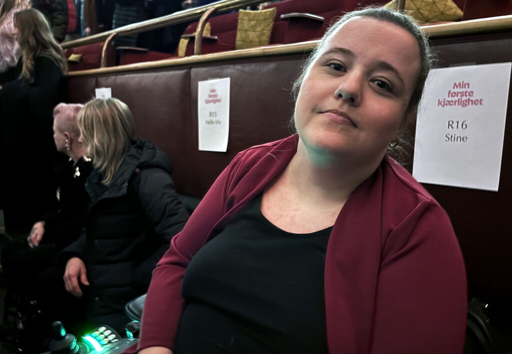 Stine Slettås Machlar i kinosalen