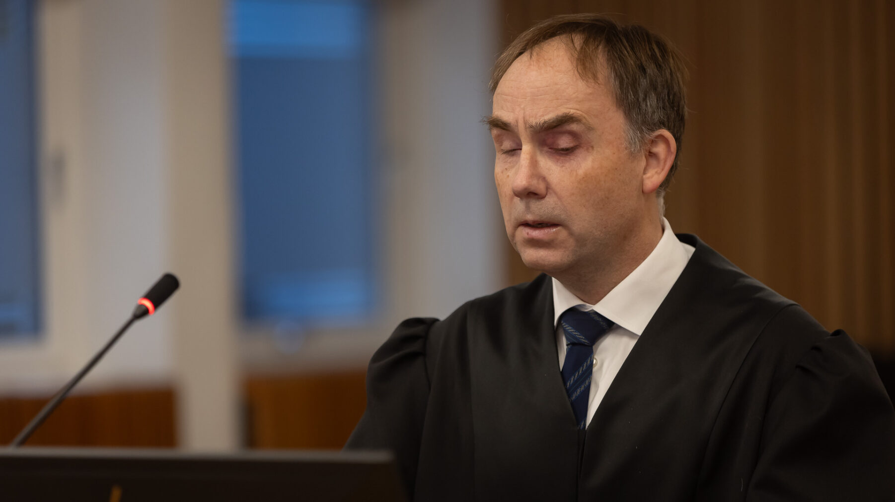 Lars Marius Heggberget i rettssal