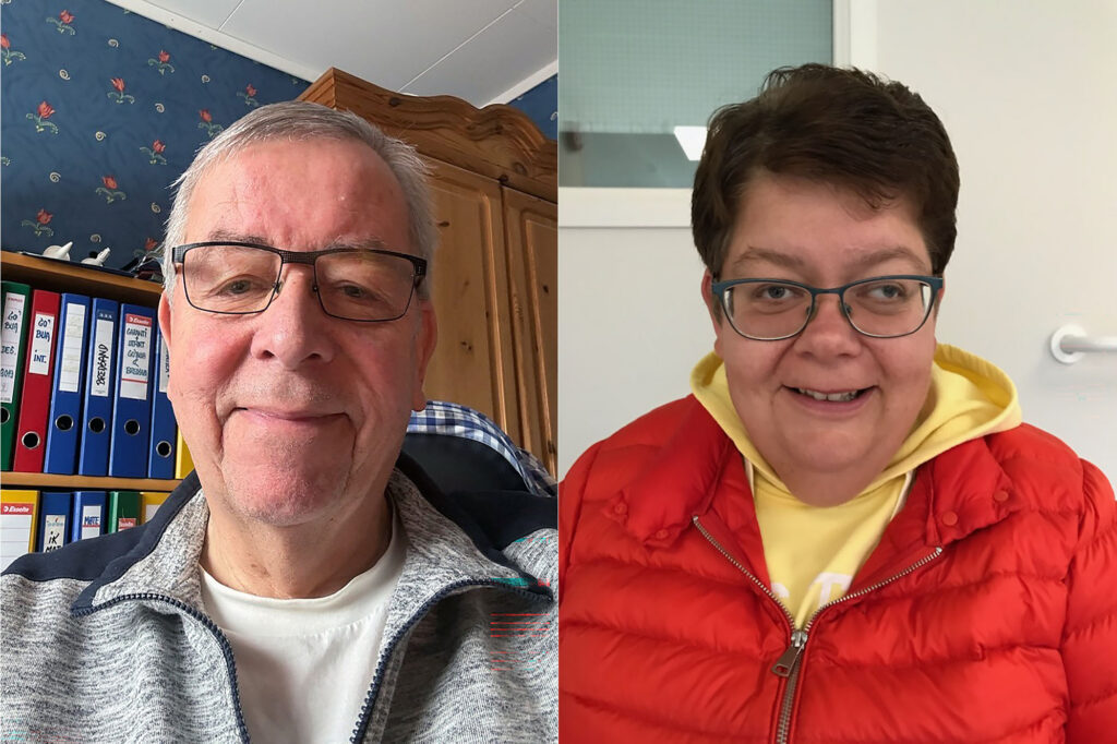 collage med portretter av Øystein og Beate Johannessen