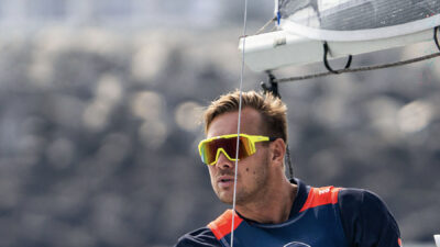 Lars Ivar Eilerås i seilbåt