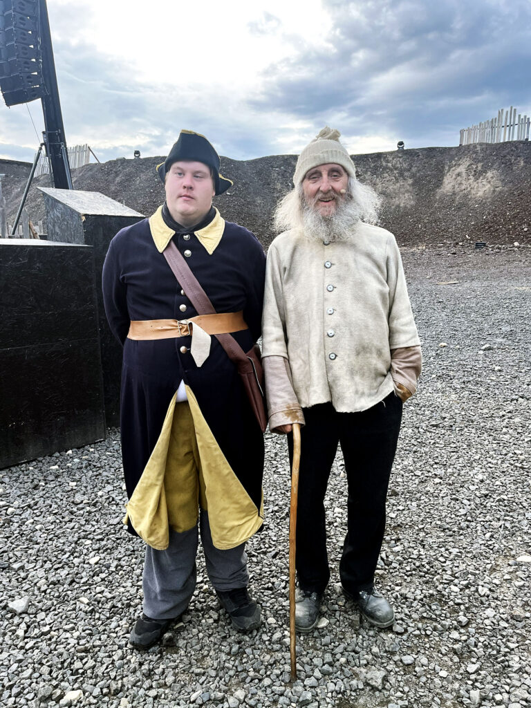 Christoffer Brathseth og Arnfinn Strømmevold på Slagghaugen