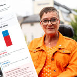 RYSTET: Forbundsleder Tove Linnea Brandvik i NHF syntes det var ubehagelig å lese nettartikkelen der hun mener Oppland Arbeiderblad åpner for å gi enkeltinnbyggere skylda for kommuneøkonomien. (Foto: NHF/Johannes Kiese. Skjermdump: oa.no)